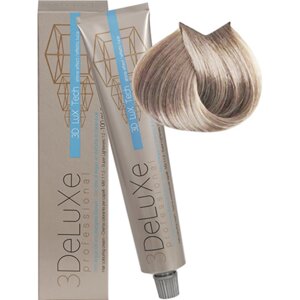 Крем-краска для волос 3DeLuXe Professional 901 Светло-пепельный блондин 100мл