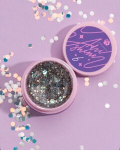 Гель для дизайна AdriCoco Adri Shine 5мл 06 Зеленый хамелеон
