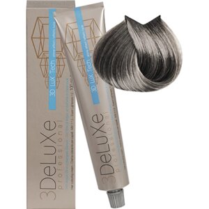 Крем-краска для волос 3DeLuXe Professional 8.11 Насыщенный светлый блондин пепельный 100мл