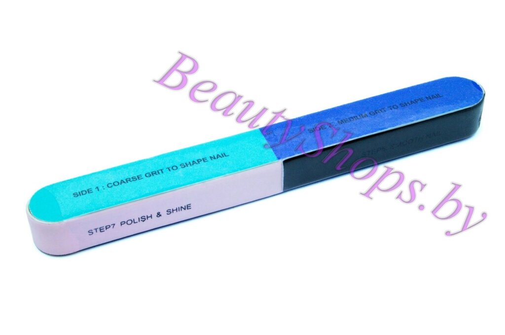 Пилка  7-ми сторонняя полировочная цветная от компании Интернет-магазин BeautyShops - фото 1