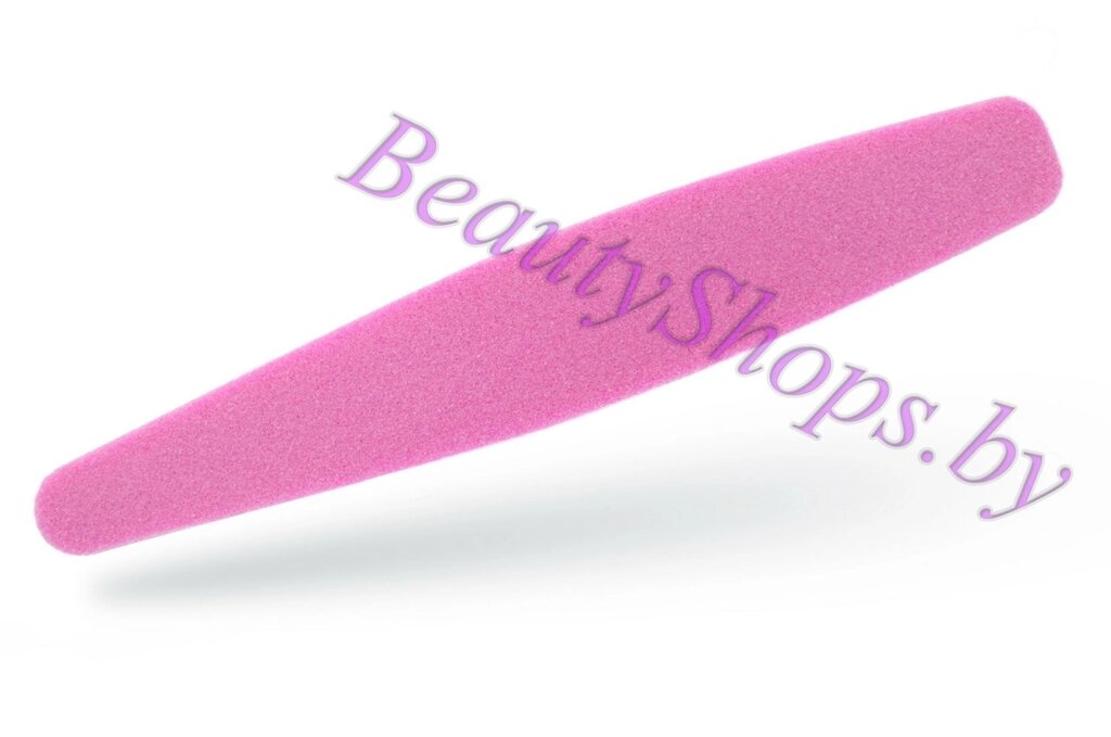 Пилка-шлифовщик 100/180 розовая ромб от компании Интернет-магазин BeautyShops - фото 1