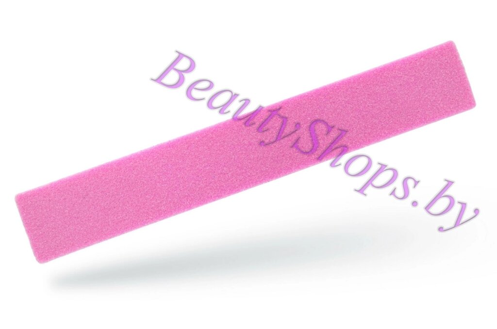 Пилка-шлифовщик 100/180 розовая широкая от компании Интернет-магазин BeautyShops - фото 1