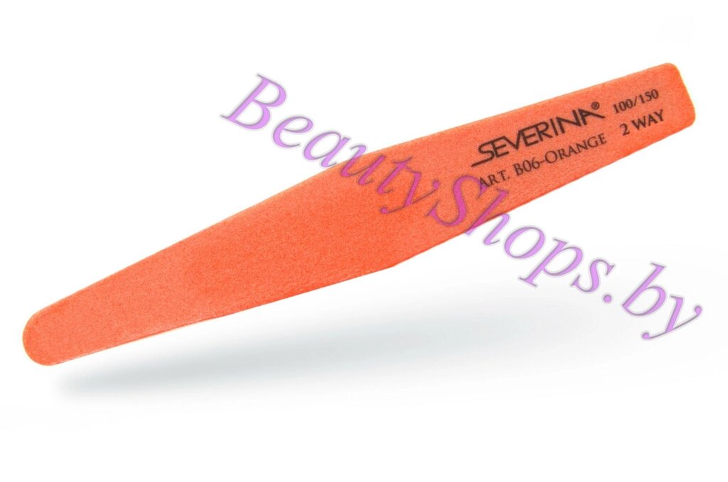 Пилка-шлифовщик  Severina 100/150 оранжевая от компании Интернет-магазин BeautyShops - фото 1