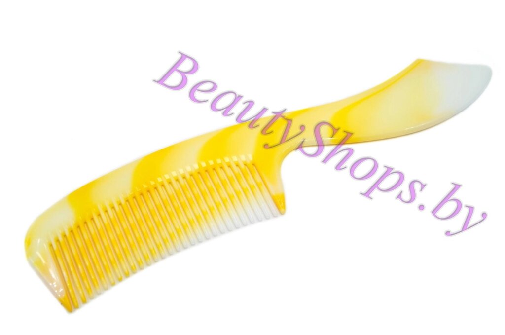 Расческа классическая 19,5см желтая от компании Интернет-магазин BeautyShops - фото 1