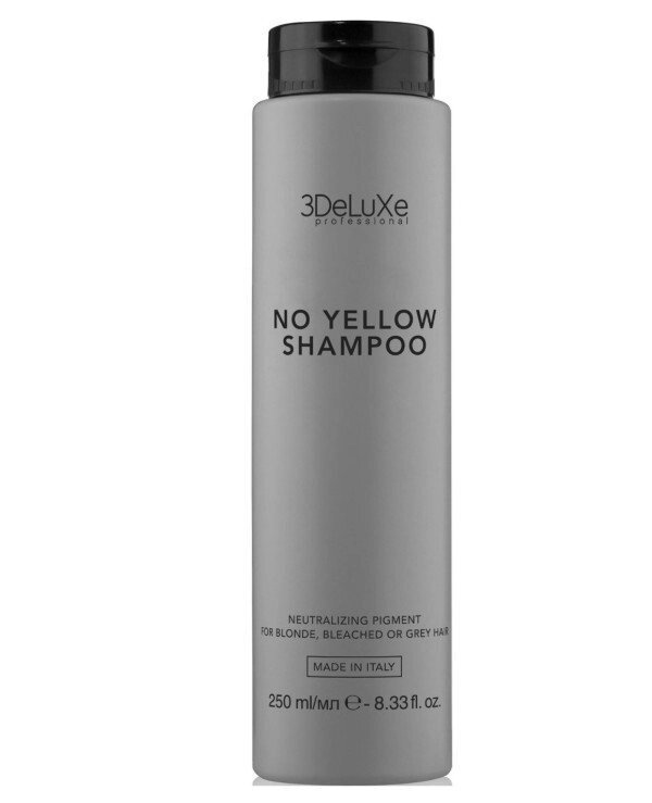 Шампунь для нейтрализации желтезны волос 3DeLuXe No Yellow Shampoo 250мл от компании Интернет-магазин BeautyShops - фото 1