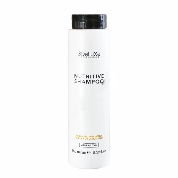 Шампунь для сухих и повреждённых волос 3DeLuXe Nutritive Shampoo 250мл от компании Интернет-магазин BeautyShops - фото 1