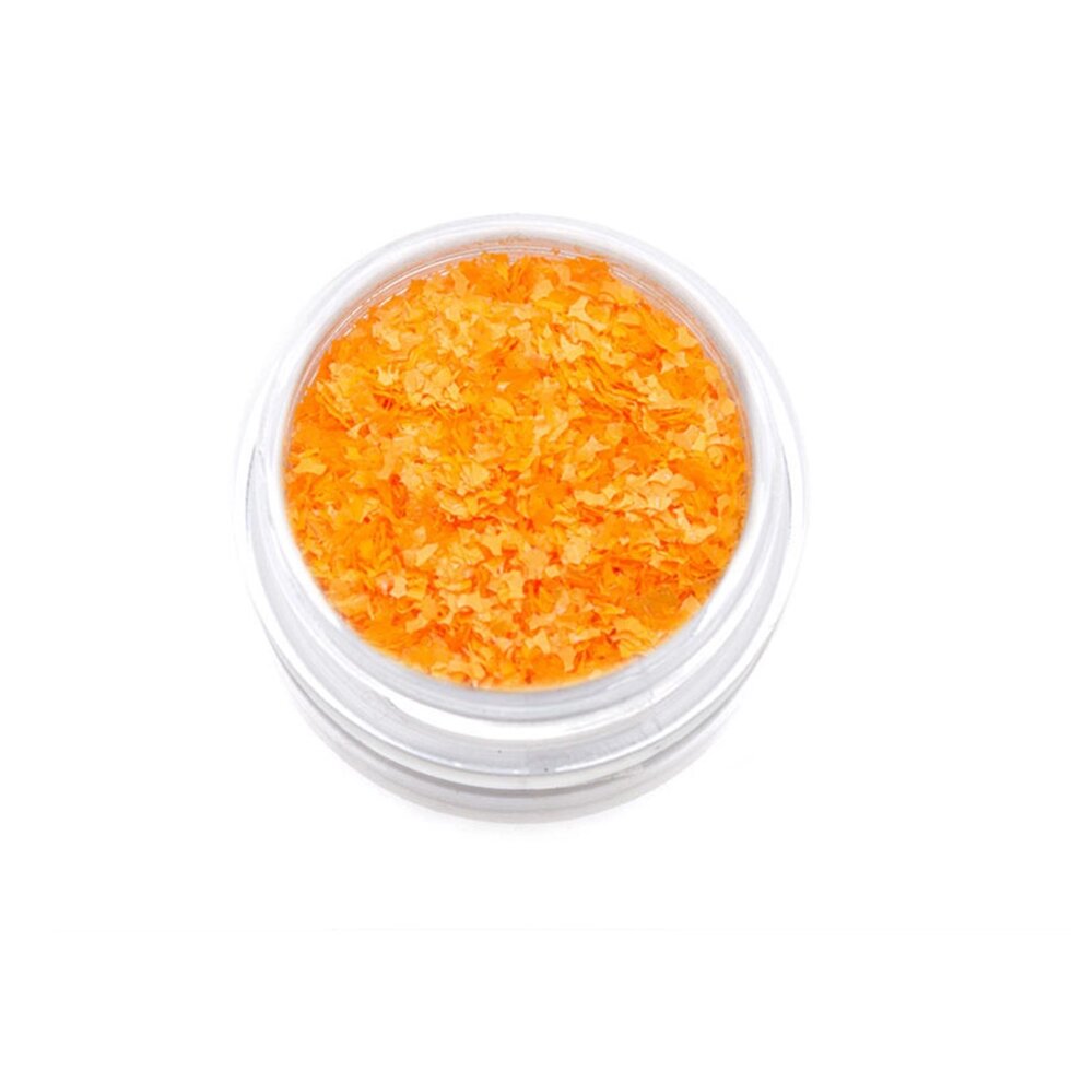 Слюда для дизайна неоновая TNL SP-006 Оранжевый от компании Интернет-магазин BeautyShops - фото 1