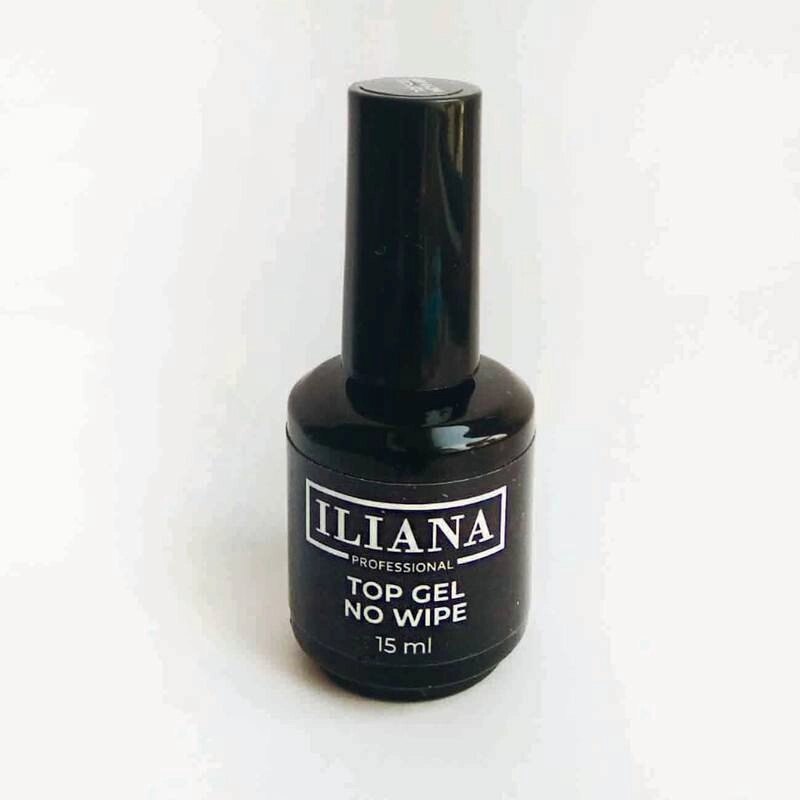 Топ для гель-лака Iliana Top Gel No Wipe без липкого слоя 15мл от компании Интернет-магазин BeautyShops - фото 1