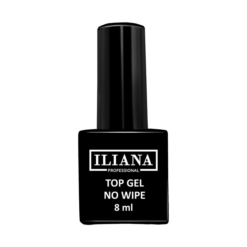 Топ для гель-лака Iliana Top Gel No Wipe без липкого слоя 8мл от компании Интернет-магазин BeautyShops - фото 1