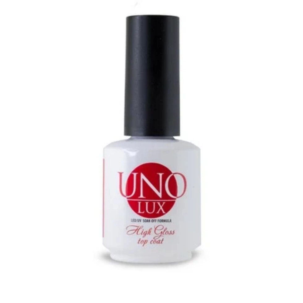 Топ для гель-лака UNO Lux High Gloss без липкого слоя 15мл от компании Интернет-магазин BeautyShops - фото 1