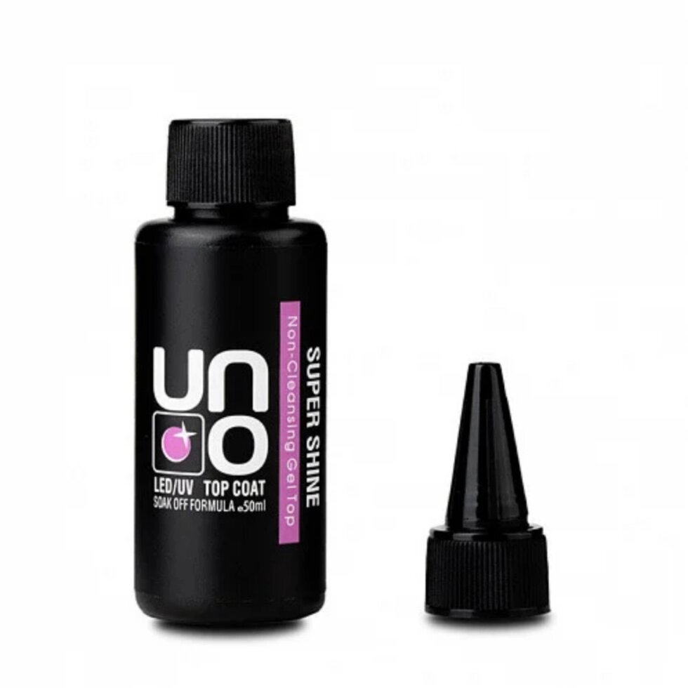 Топ для гель-лака UNO Super Shine без липкого слоя 50мл без кисти от компании Интернет-магазин BeautyShops - фото 1