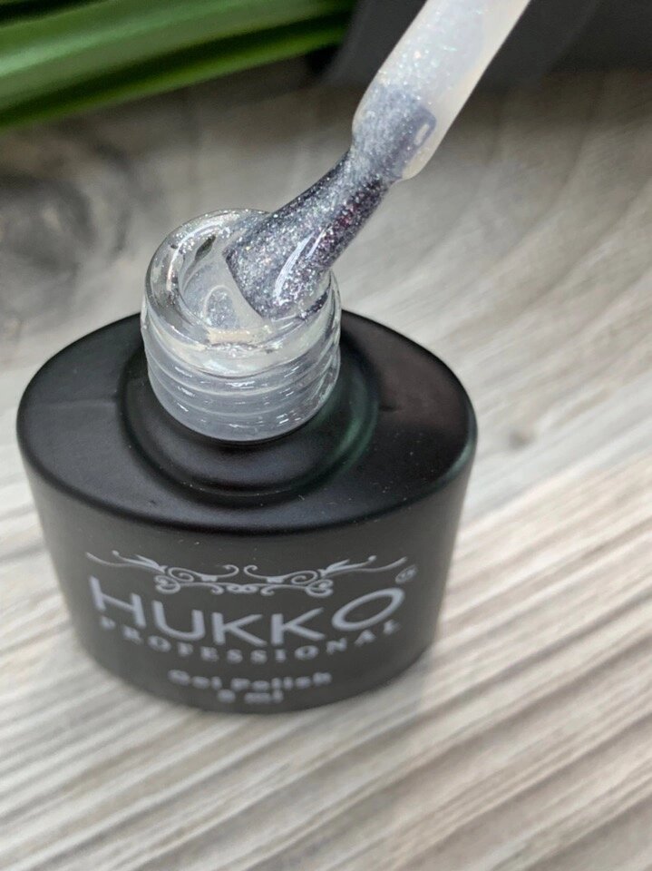 Топ с блёстками Hukko Top Shine без липкого слоя 8мл от компании Интернет-магазин BeautyShops - фото 1
