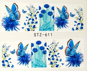 Водная наклейка слайдер-дизайн STZ-611