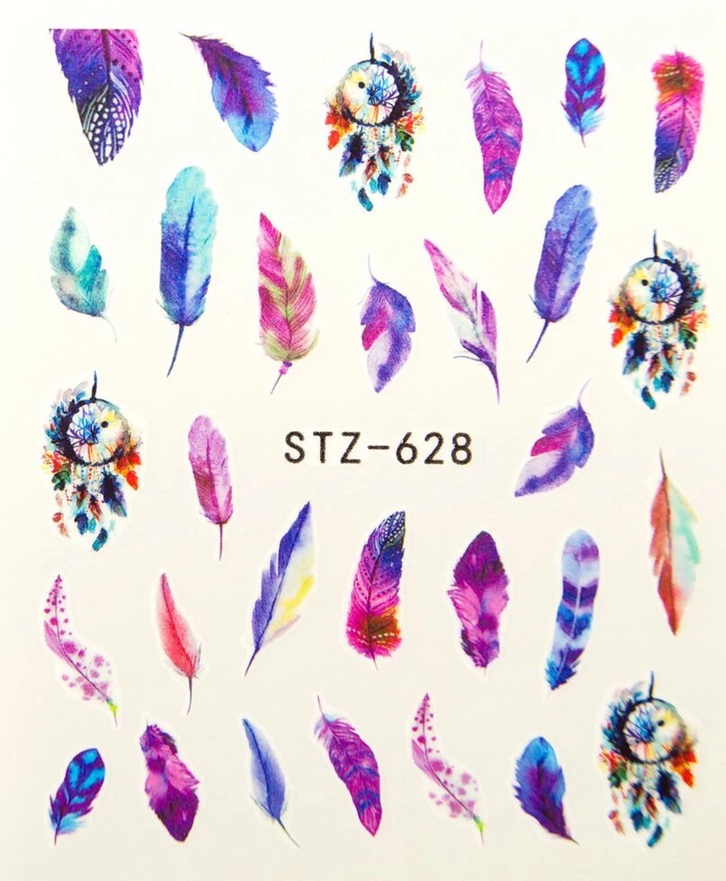 Водная наклейка слайдер-дизайн STZ-628 от компании Интернет-магазин BeautyShops - фото 1