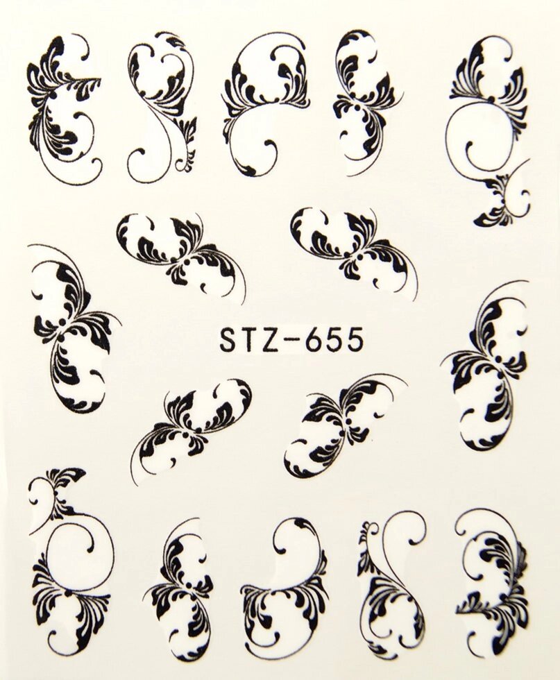 Водная наклейка слайдер-дизайн STZ-655 от компании Интернет-магазин BeautyShops - фото 1