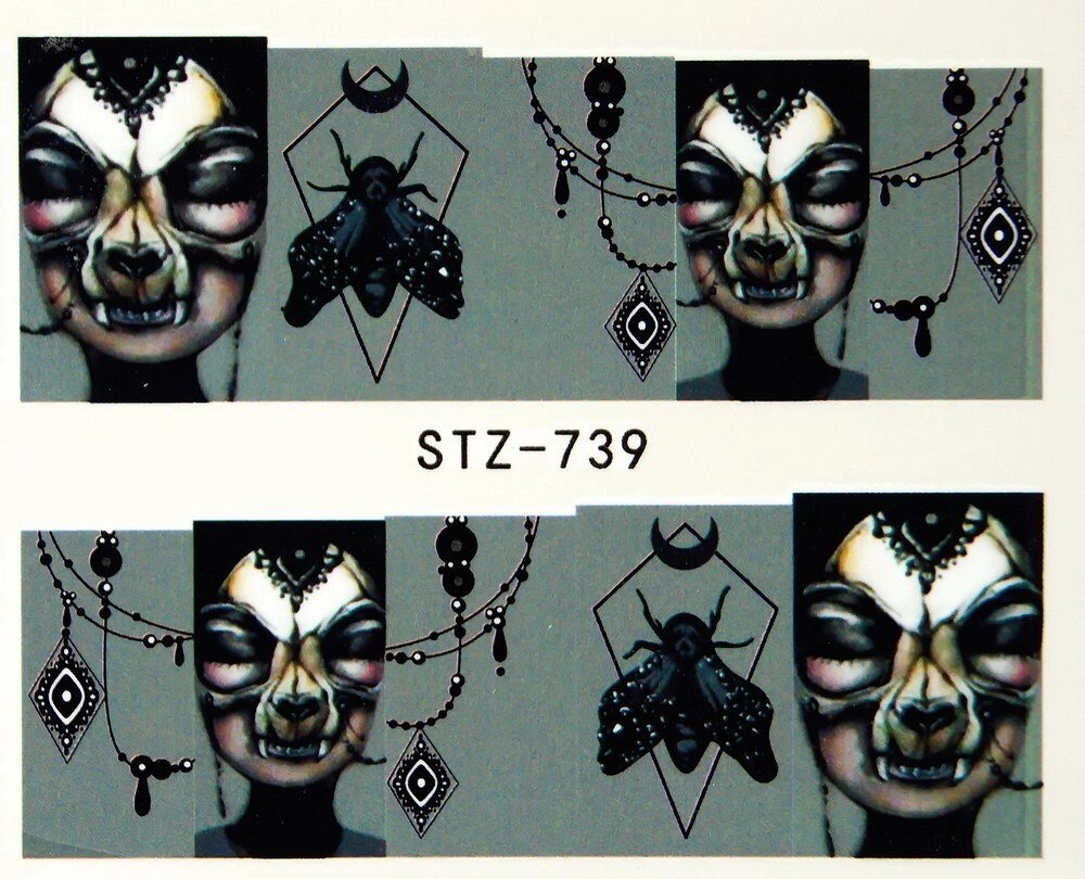 Водная наклейка слайдер-дизайн STZ-739 от компании Интернет-магазин BeautyShops - фото 1