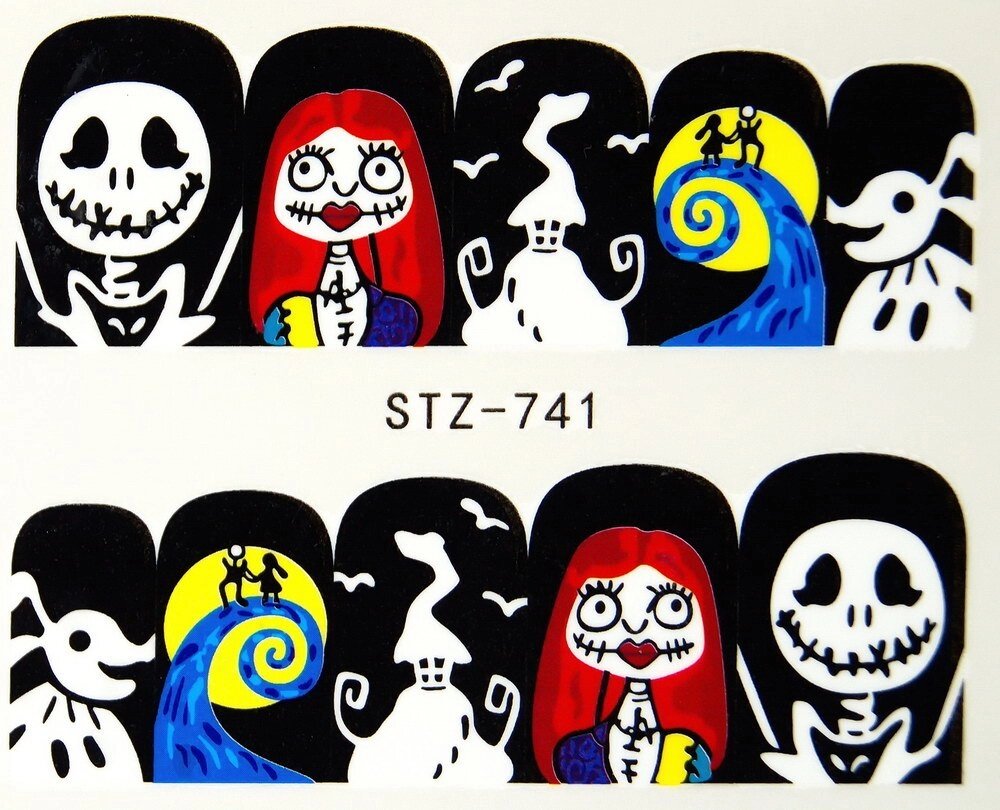 Водная наклейка слайдер-дизайн STZ-741 от компании Интернет-магазин BeautyShops - фото 1