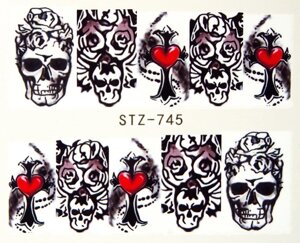 Водная наклейка слайдер-дизайн STZ-745