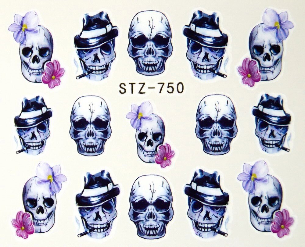 Водная наклейка слайдер-дизайн STZ-750 от компании Интернет-магазин BeautyShops - фото 1