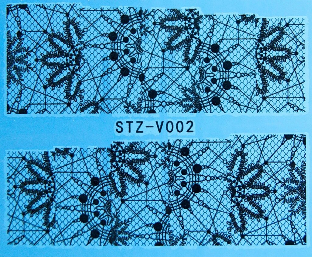 Водная наклейка слайдер-дизайн STZ-V002 от компании Интернет-магазин BeautyShops - фото 1