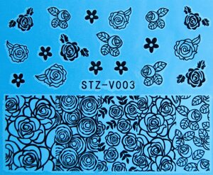 Водная наклейка слайдер-дизайн STZ-V003