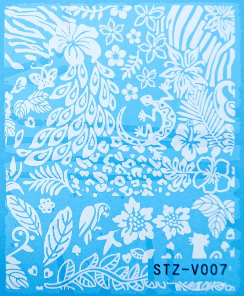 Водная наклейка слайдер-дизайн STZ-V007 от компании Интернет-магазин BeautyShops - фото 1
