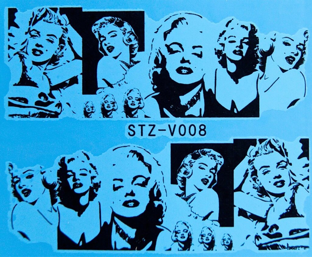 Водная наклейка слайдер-дизайн STZ-V008 от компании Интернет-магазин BeautyShops - фото 1