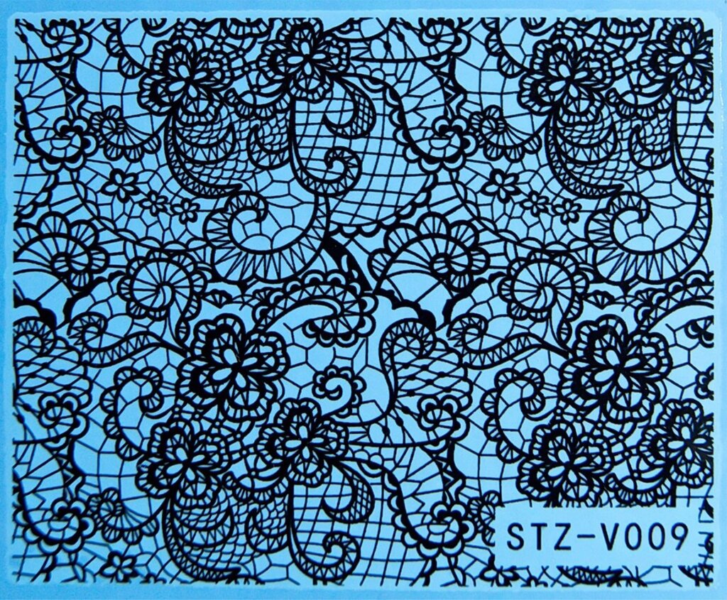 Водная наклейка слайдер-дизайн STZ-V009 от компании Интернет-магазин BeautyShops - фото 1