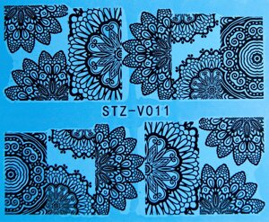 Водная наклейка слайдер-дизайн STZ-V011