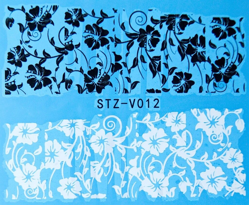 Водная наклейка слайдер-дизайн STZ-V012 от компании Интернет-магазин BeautyShops - фото 1