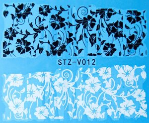 Водная наклейка слайдер-дизайн STZ-V012