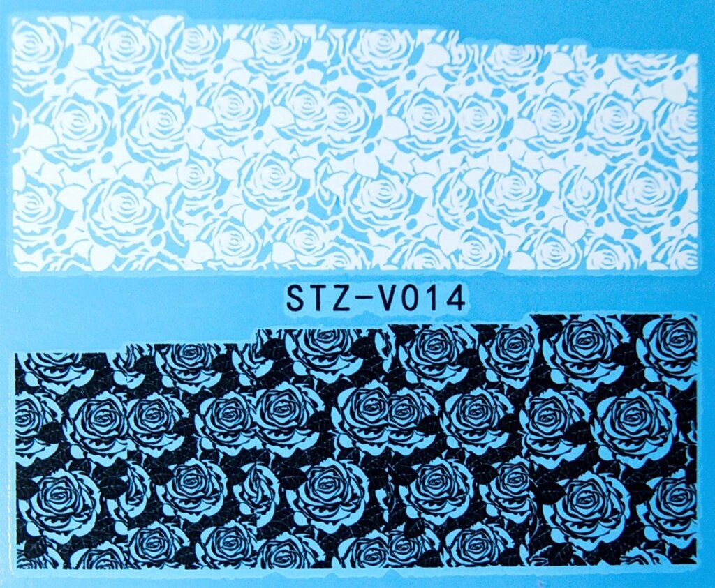 Водная наклейка слайдер-дизайн STZ-V014 от компании Интернет-магазин BeautyShops - фото 1