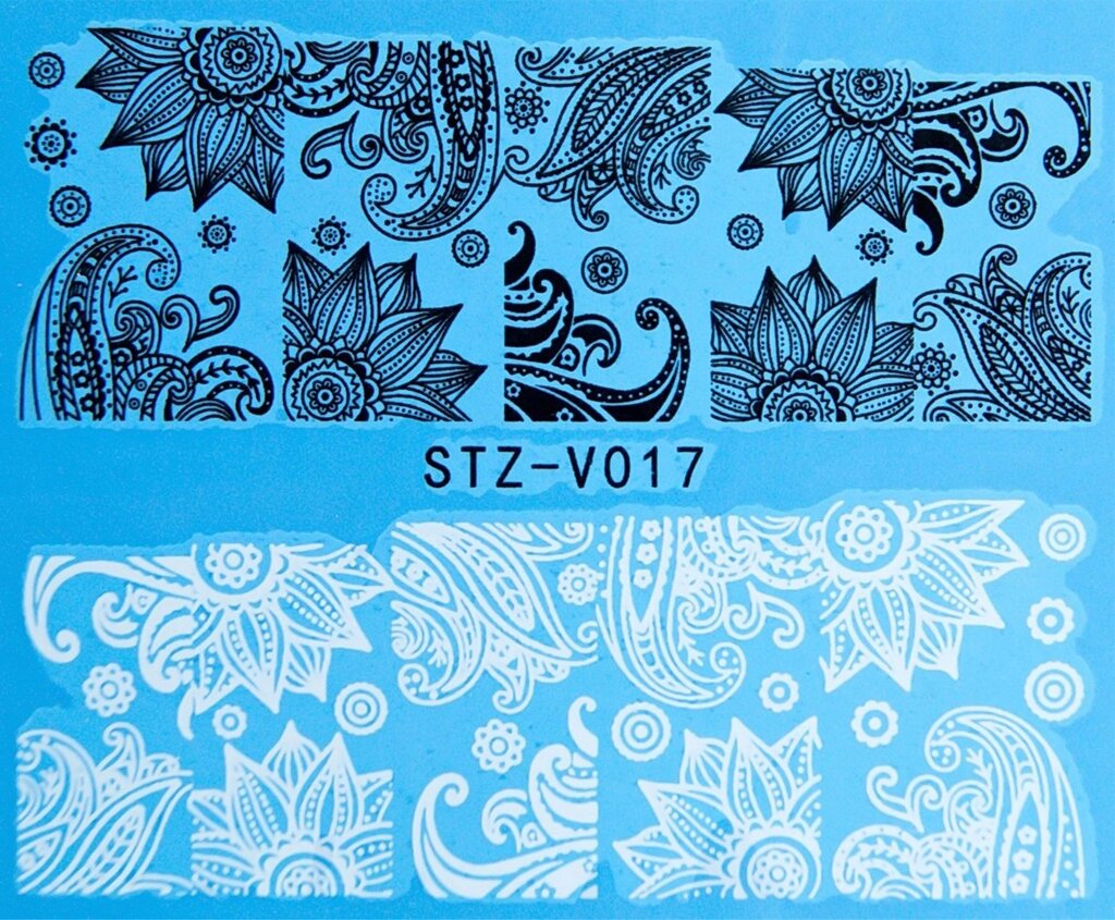 Водная наклейка слайдер-дизайн STZ-V017 от компании Интернет-магазин BeautyShops - фото 1