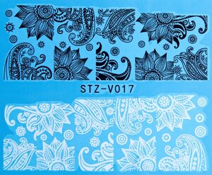 Водная наклейка слайдер-дизайн STZ-V017