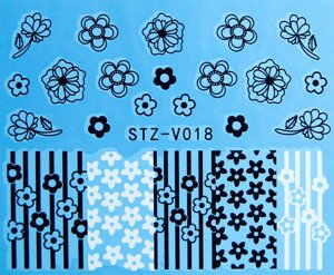 Водная наклейка слайдер-дизайн STZ-V018
