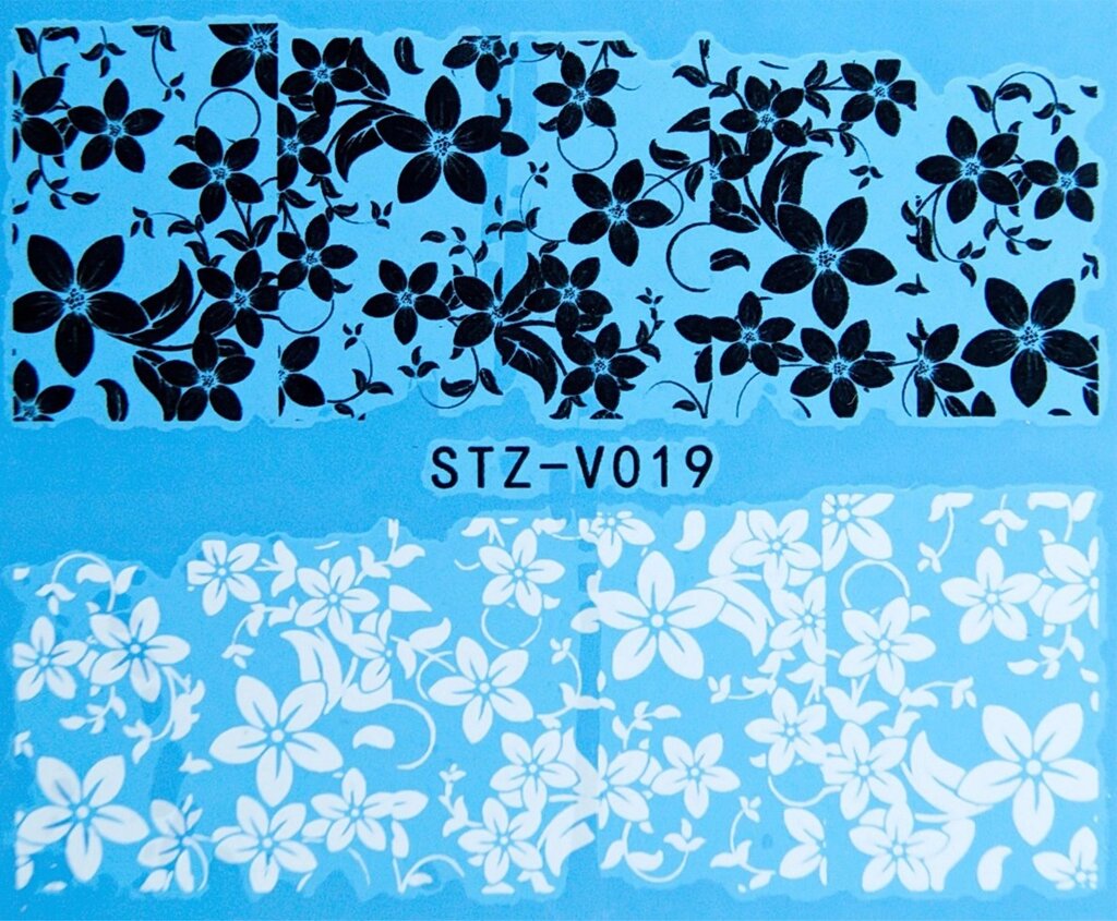 Водная наклейка слайдер-дизайн STZ-V019 от компании Интернет-магазин BeautyShops - фото 1