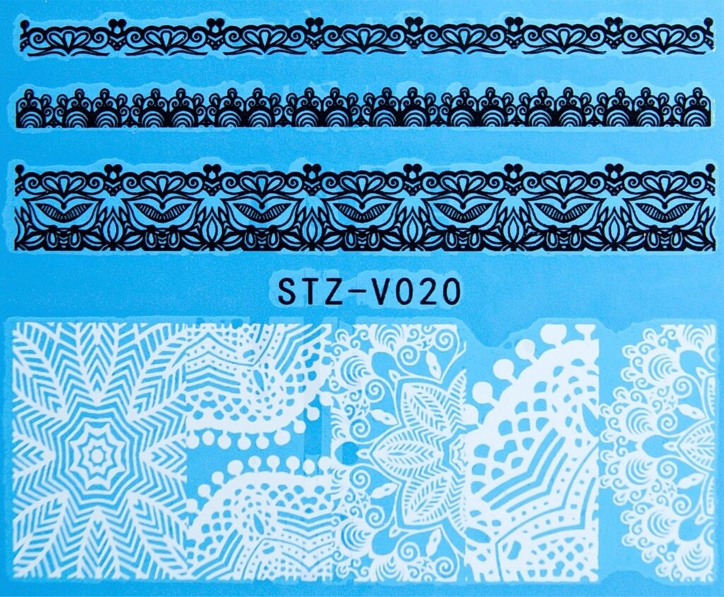 Водная наклейка слайдер-дизайн STZ-V020 от компании Интернет-магазин BeautyShops - фото 1
