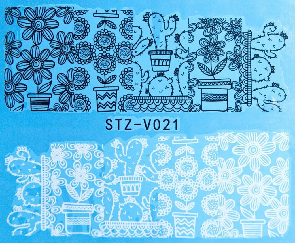 Водная наклейка слайдер-дизайн STZ-V021 от компании Интернет-магазин BeautyShops - фото 1