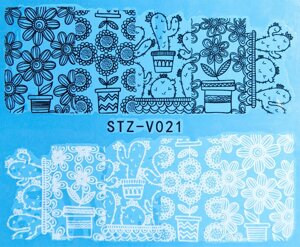 Водная наклейка слайдер-дизайн STZ-V021