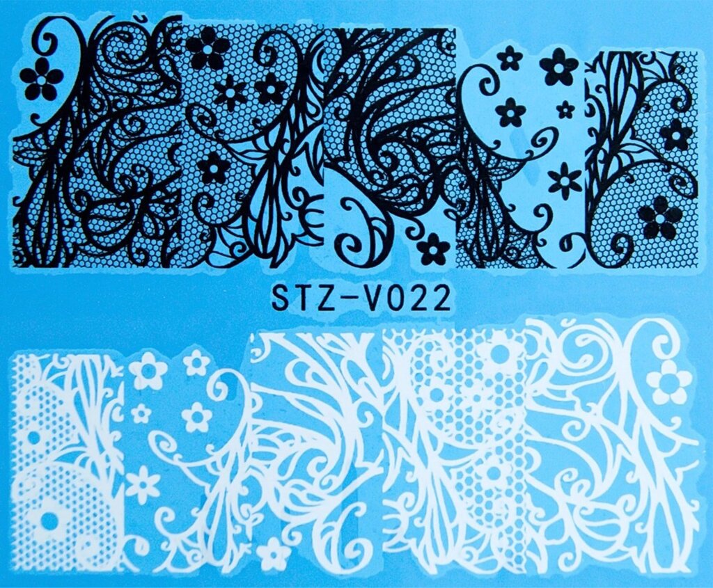 Водная наклейка слайдер-дизайн STZ-V022 от компании Интернет-магазин BeautyShops - фото 1