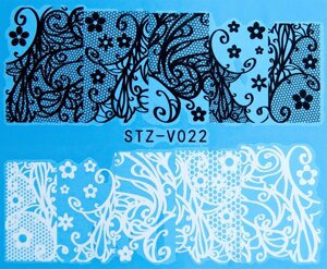 Водная наклейка слайдер-дизайн STZ-V022