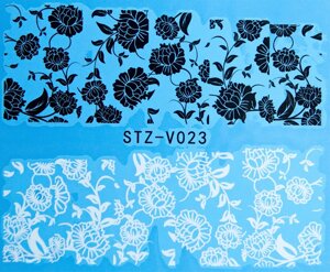 Водная наклейка слайдер-дизайн STZ-V023