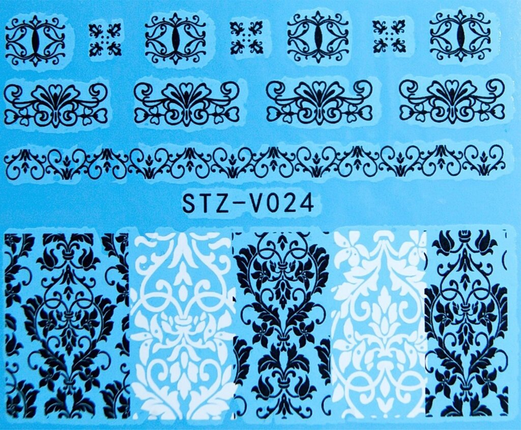 Водная наклейка слайдер-дизайн STZ-V024 от компании Интернет-магазин BeautyShops - фото 1