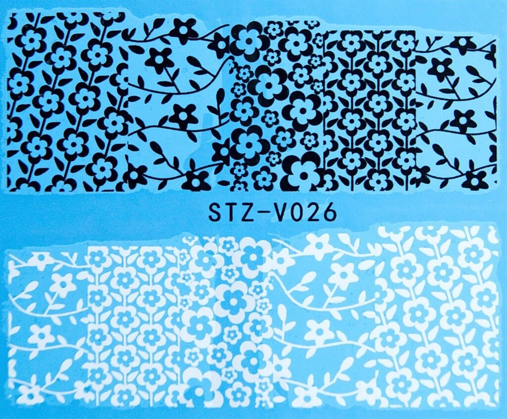 Водная наклейка слайдер-дизайн STZ-V026 от компании Интернет-магазин BeautyShops - фото 1