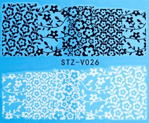 Водная наклейка слайдер-дизайн STZ-V026
