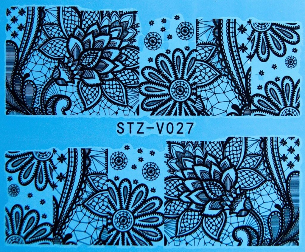 Водная наклейка слайдер-дизайн STZ-V027 от компании Интернет-магазин BeautyShops - фото 1