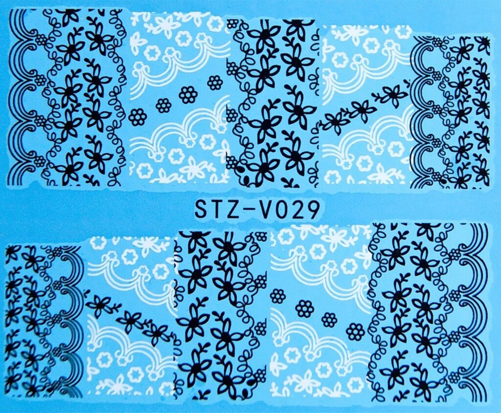 Водная наклейка слайдер-дизайн STZ-V029 от компании Интернет-магазин BeautyShops - фото 1