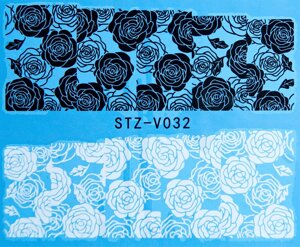 Водная наклейка слайдер-дизайн STZ-V032