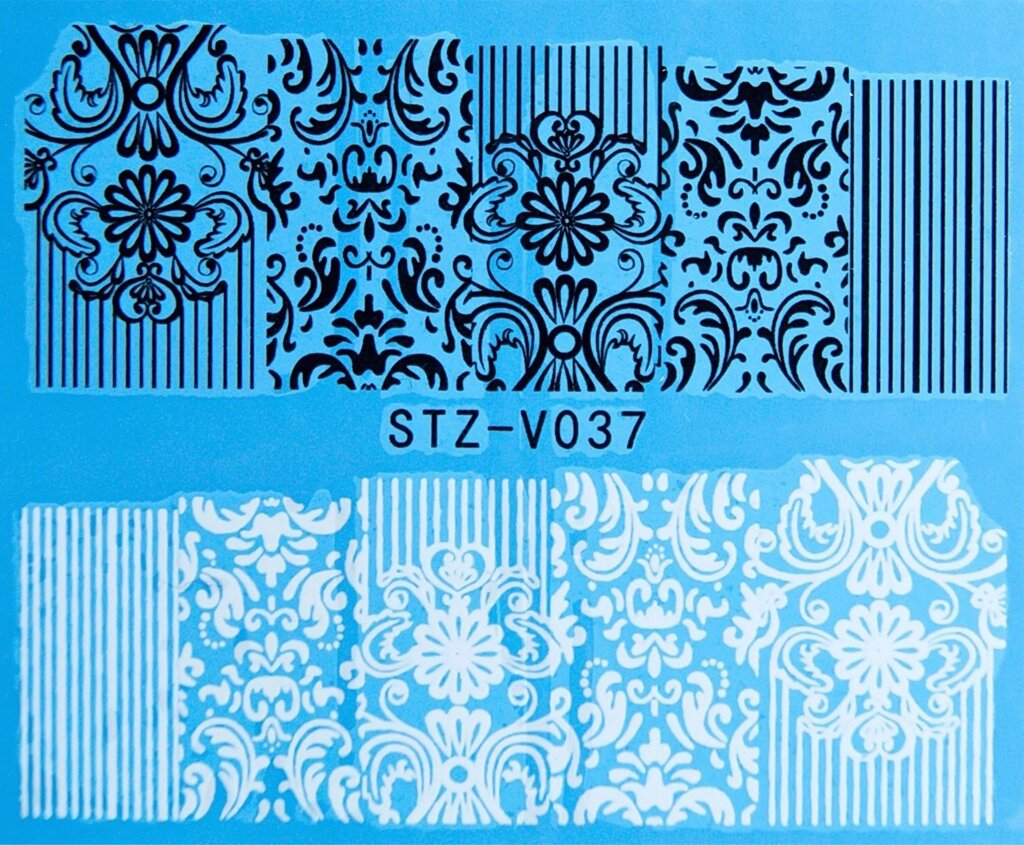 Водная наклейка слайдер-дизайн STZ-V037 от компании Интернет-магазин BeautyShops - фото 1