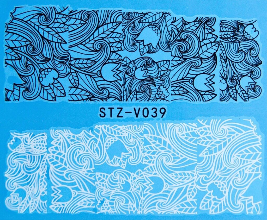 Водная наклейка слайдер-дизайн STZ-V039 от компании Интернет-магазин BeautyShops - фото 1